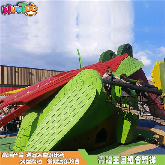 青蛙王國兒童戶外游樂設(shè)備_樂圖非標游樂