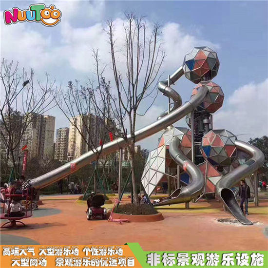世界之窗高塔 球塔蜂窩 大型非標游樂設(shè)備 不銹鋼組合滑梯